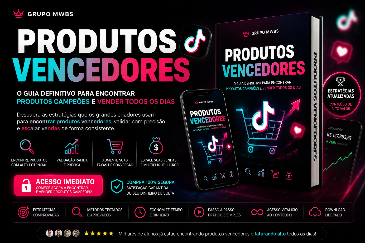 Produtos Vencedores Banner